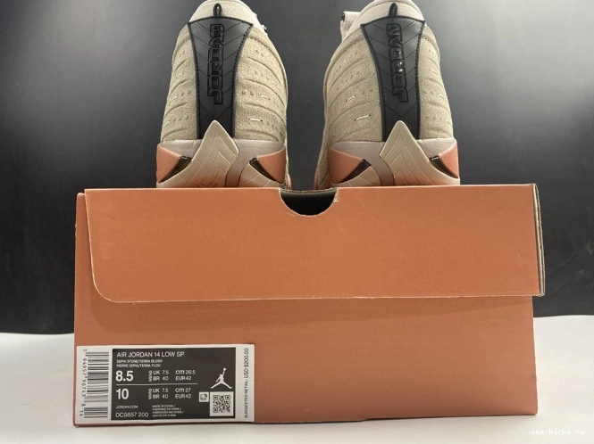 Rep Onekick Clot AIR Jordan 14 Retro Blush DC9857-200 Low Terra 0723